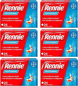 Rennie Peppermint Heartburn & Indigestion Relief Tablets X72 - View #10