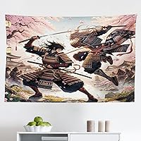 Vista 169 de Ambesonne Tapiz hawaiano, Costa Na Pali en la isla de Kauai en Hawái, día soleado, horizonte de montaña, colgante de pared para dormitorio, sala