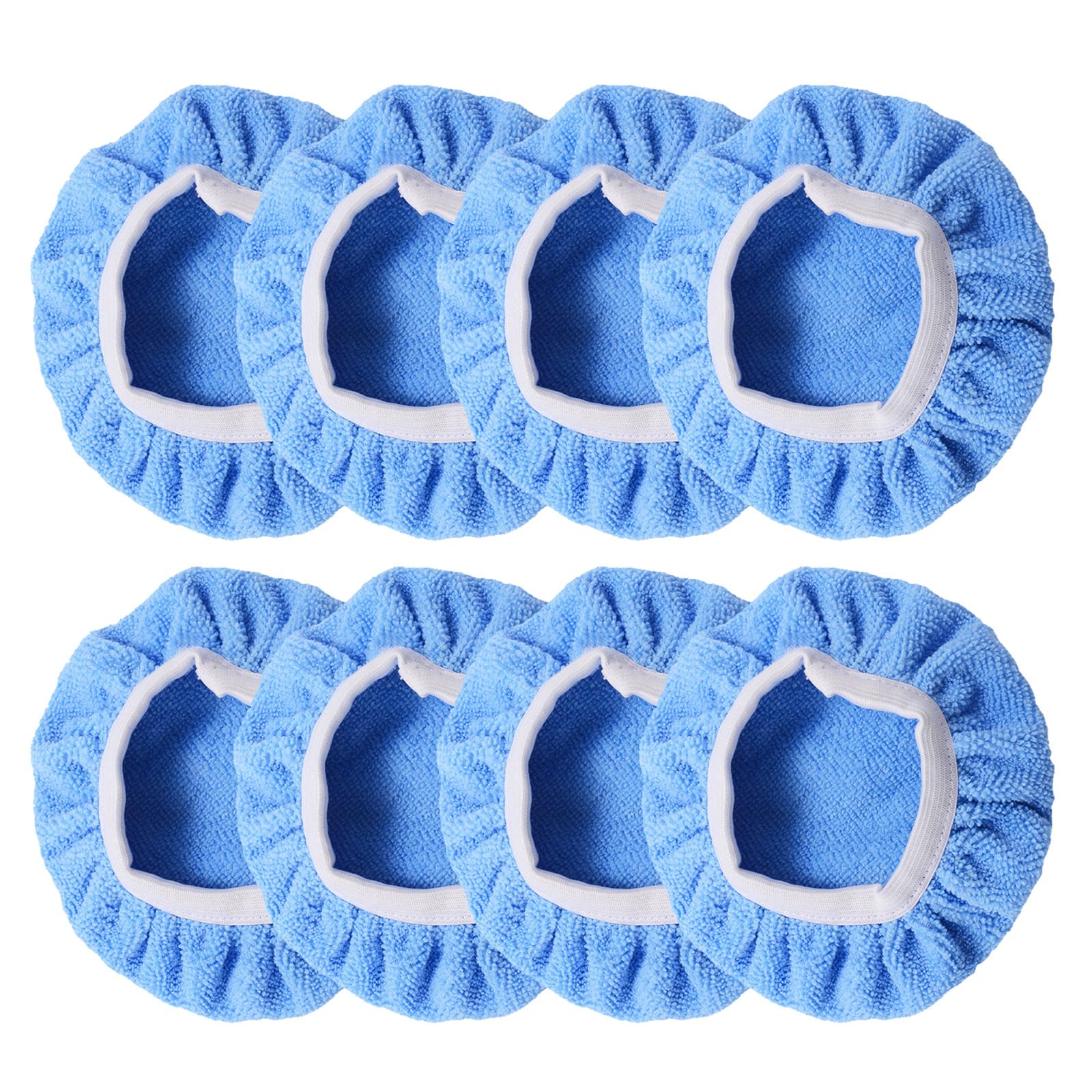 YROHGKPN 8pcs Steams Mop Pad Microfibre Cloths for Handheld Cleaners High Efficiency Cleaning Money-Saving Soft Lambswool Polishing