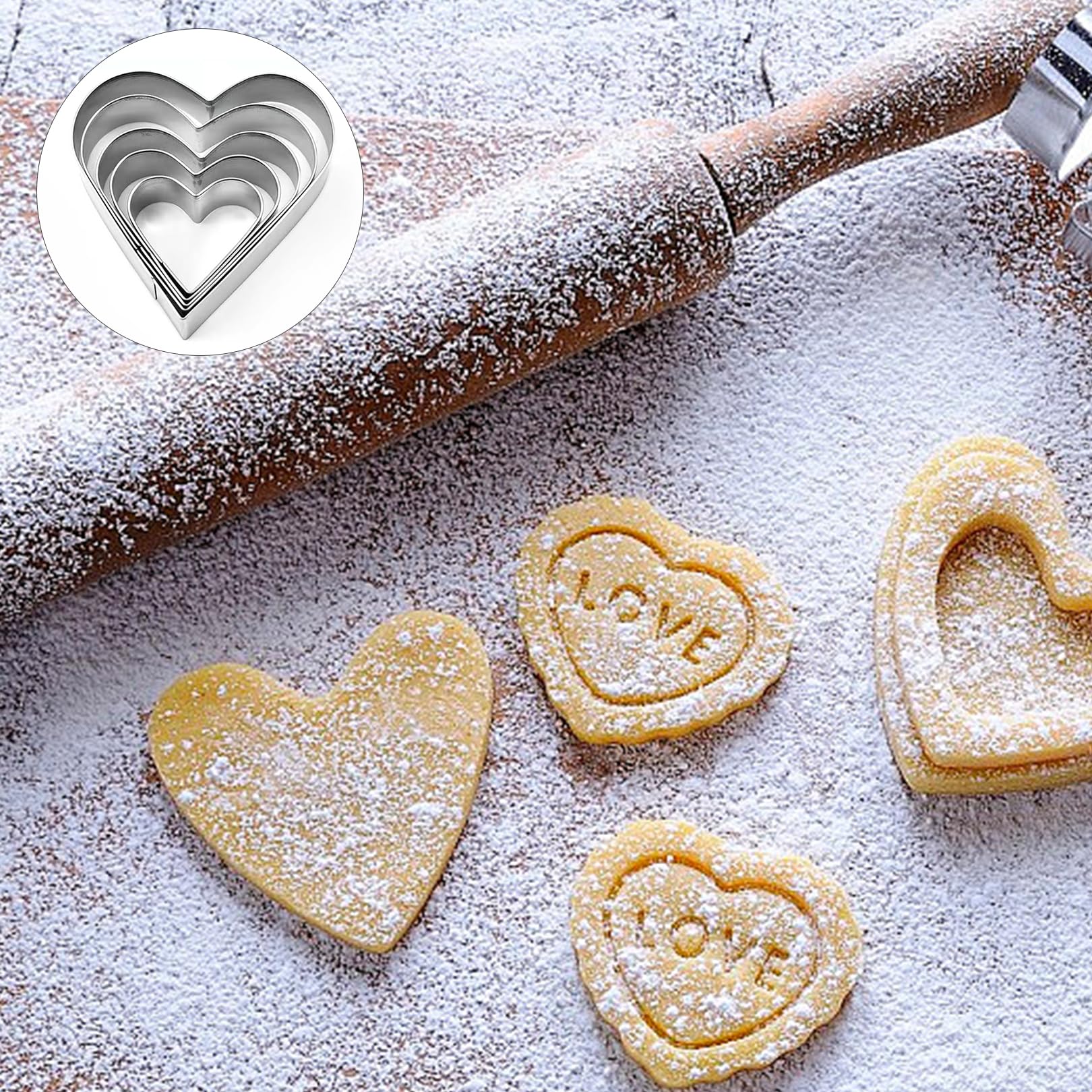 Tagliapasta Lavabile In Lavastoviglie Tagliabiscotti A Foglia In Acciaio Inox Per Biscotti E Pasta Di Zucchero Strumento Per Decorazioni Alimentari