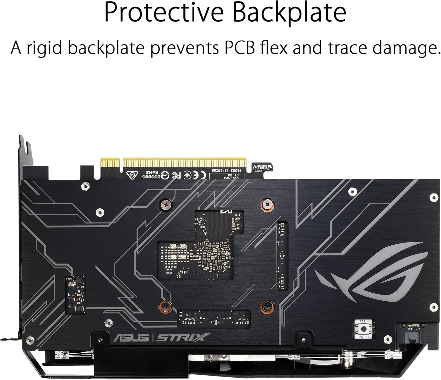 ASUS ROG Strix GeForce GTX 1650 Advanced Edition Scheda Grafica, 4 GB GDDR6, PCIe 3.0, HDMI, DisplayPort, Ventola Con Doppi Cuscinetti a Sfera e Design Axial-Tech, Direct CU II, Auto-Extreme, Nero