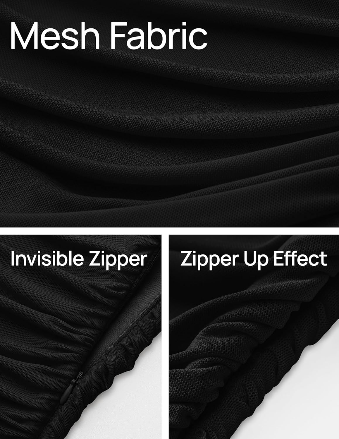 ZESICA Women's 2026 Summer Ruched Bodycon Dress Sleeveless Backless Ruffle Mermaid Cocktail Wedding Party Dresses - Image 6