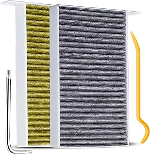 Tesla Model Y Air Filter Tesla Model 3 Air Filter Tesla Model Y Cabin Air Filter Tesla Model 3 Cabin Air Filter with Activated Carbon Tesla Cabin Air Filter Replacement Arlalta HEPA Tesla Cabin Air Filter Better than Original Tesla Air Filter Replacement (2 Pack)