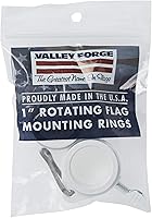 Vista 4 de Anillos giratorios para montaje de bandera Valley Forge 28219, 1 pulgada