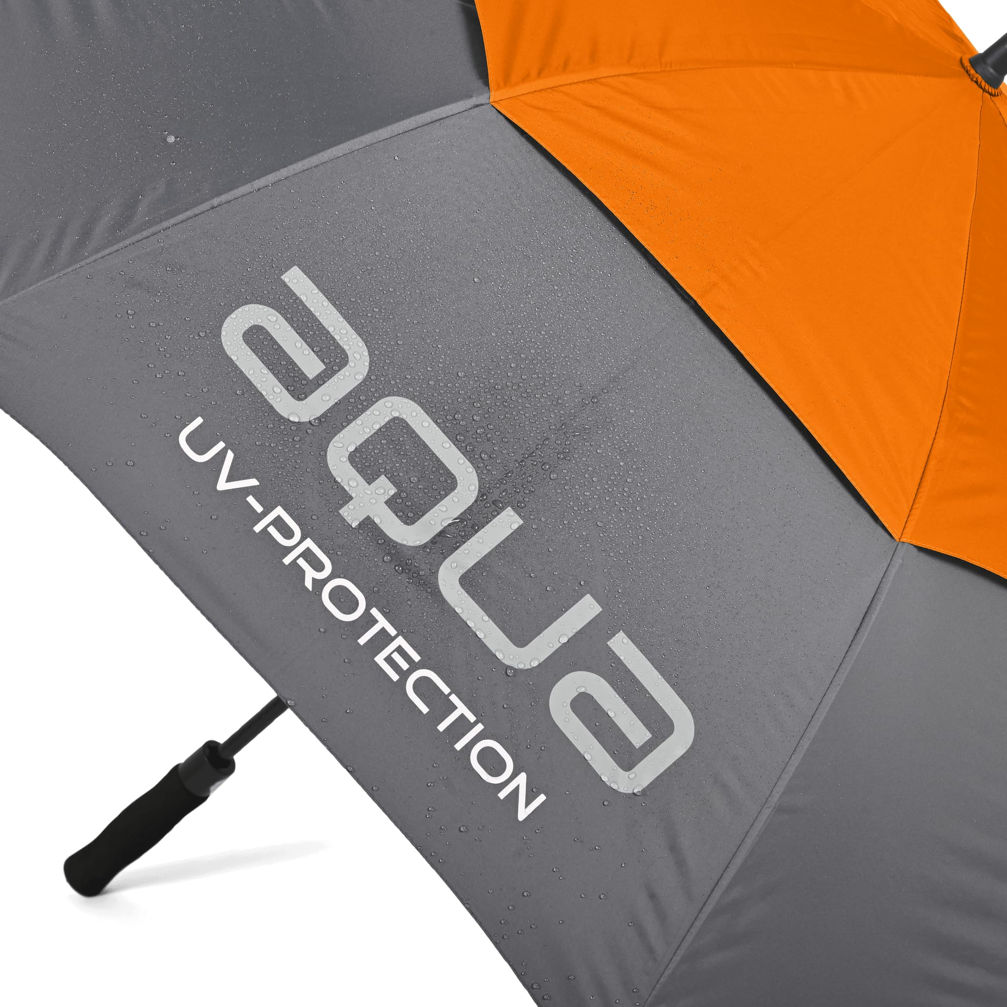 BIG MAX I-Dry Aqua Golf Regenschirm mit UV Schutz - 100% Wasserdicht (Orange)