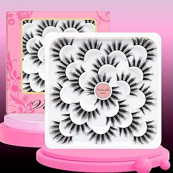 Amazon.com: Veleasha Lashes 10 Pairs Natural Fluffy False