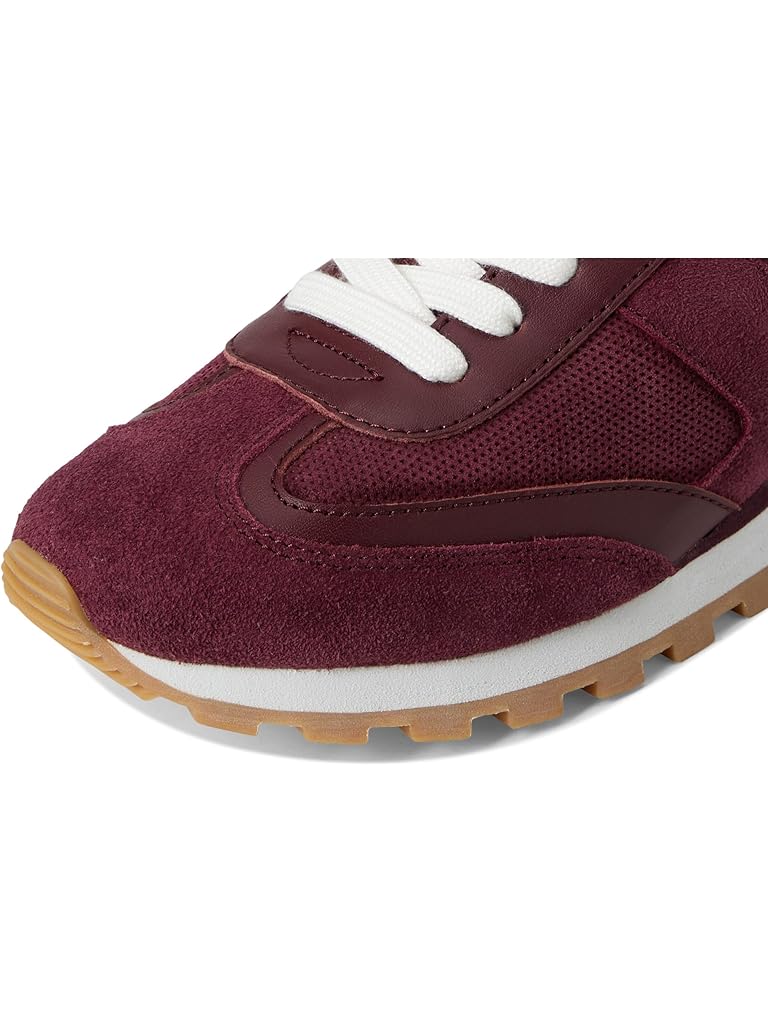 White Lauren Ralph Lauren Dani Perforated Suede Sneakers