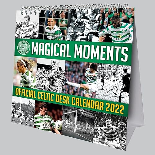 Official Celtic 2022 Desk Calendar - Month To View Desk Calendar (The Official Celtic Desk Calendar: Month To View Desk Calendar)
