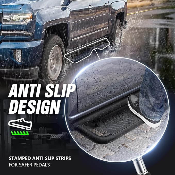 Estribos Laterales YZONA para Chevy Silverado y GMC Sierra 2019-2026 miniatura 5