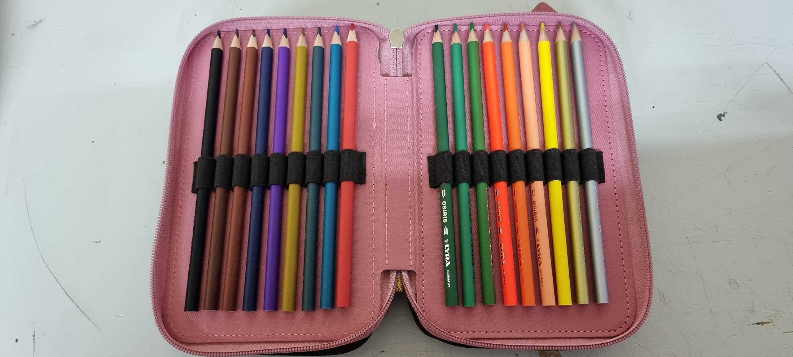 Brunnen XXL Schüler-Etui Federmappe Sweet Wild Cat 3 Reißverschlüsse