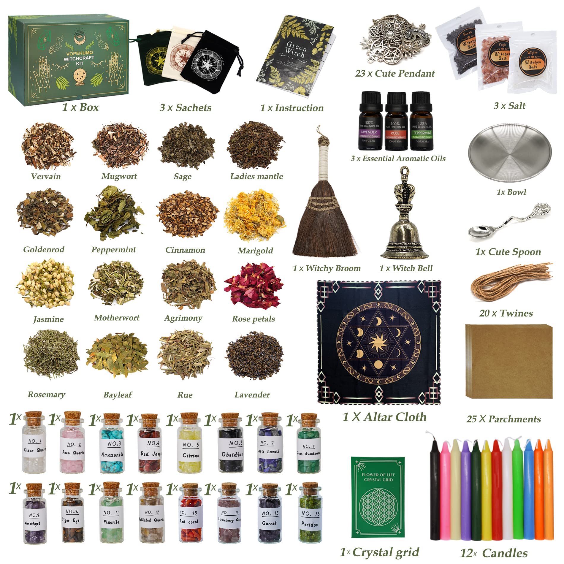 Kit Incantesimi Handmade Kit Incantesimi Wicca E Celtico - Creato - Foto 10