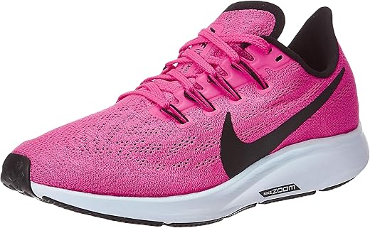 Nike Women's Air Zoom Pegasus 36 Running Shoes, Hyper Pink/Half Blue/Black, 9
