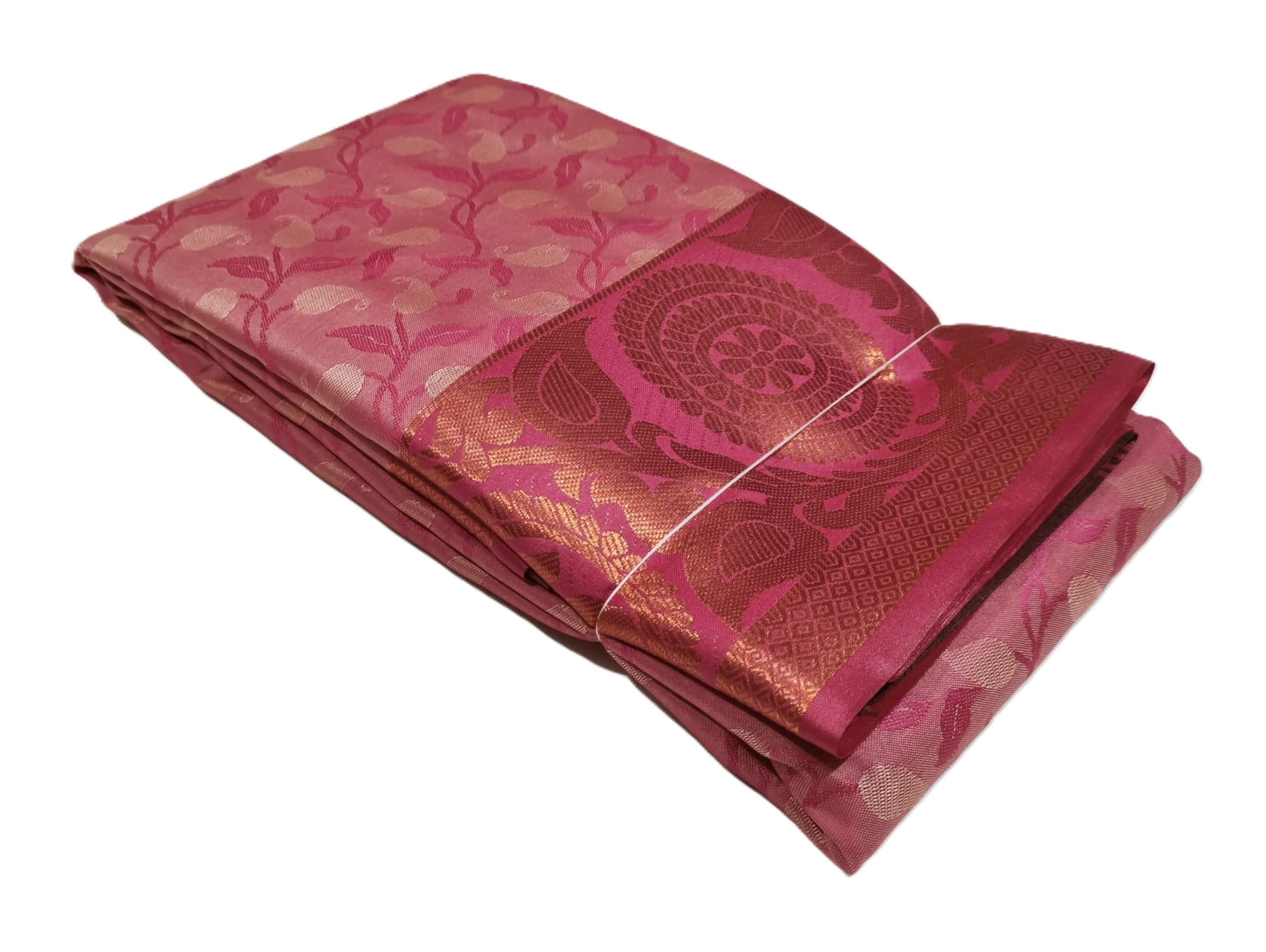 Art silk plain embossed saree-picture-38