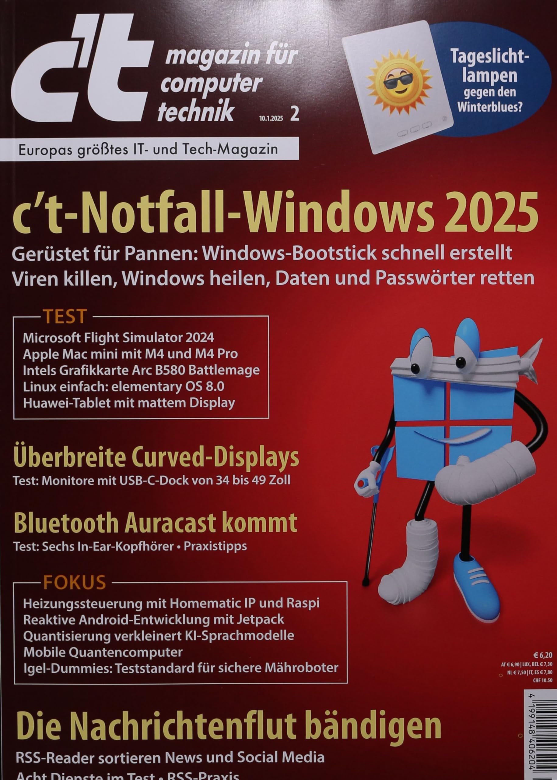 Cover of c't, #2/2025
