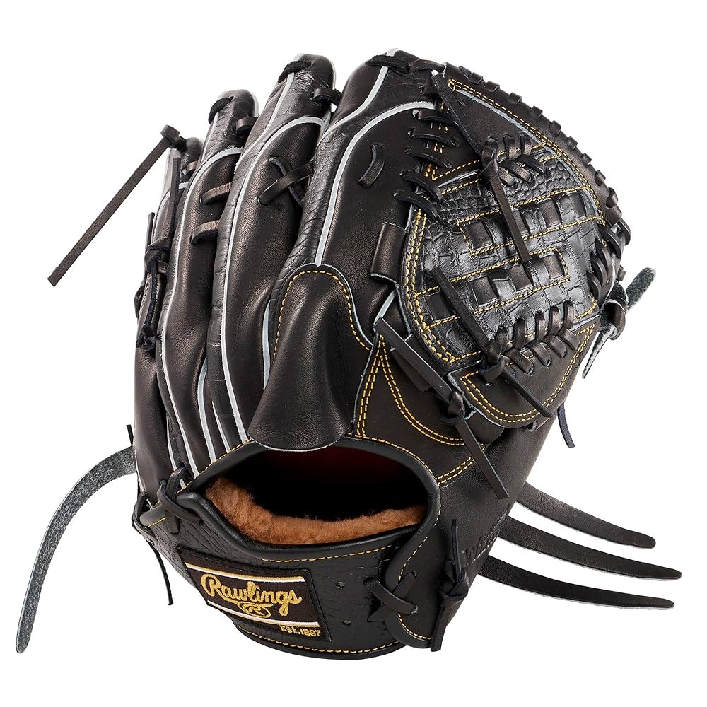 ローリングス　硬式グラブ　投手用　GH4FPW2A15MG  ブラック/クロコ Amazon | Rawlings(ローリングス)野球用 大人用 グラブ グローブ