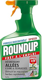 Roundup Désherbant Allées Cours et Terrasses Prêt à l'emploi 1,2L
