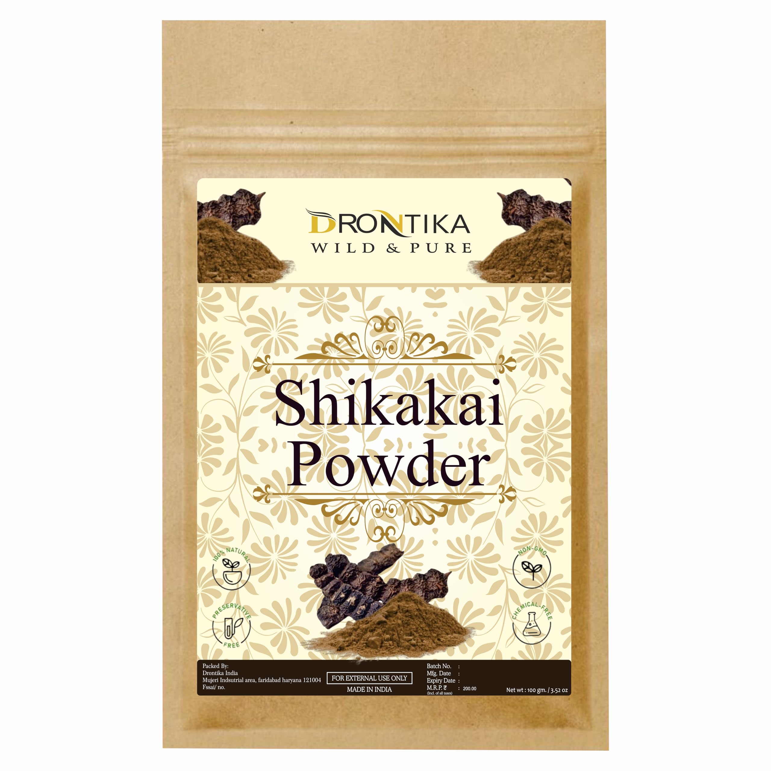 Shikakai Powder (Natural Hair Cleanser For Deep Cleansing and soft hairs),100 Grams-image-49