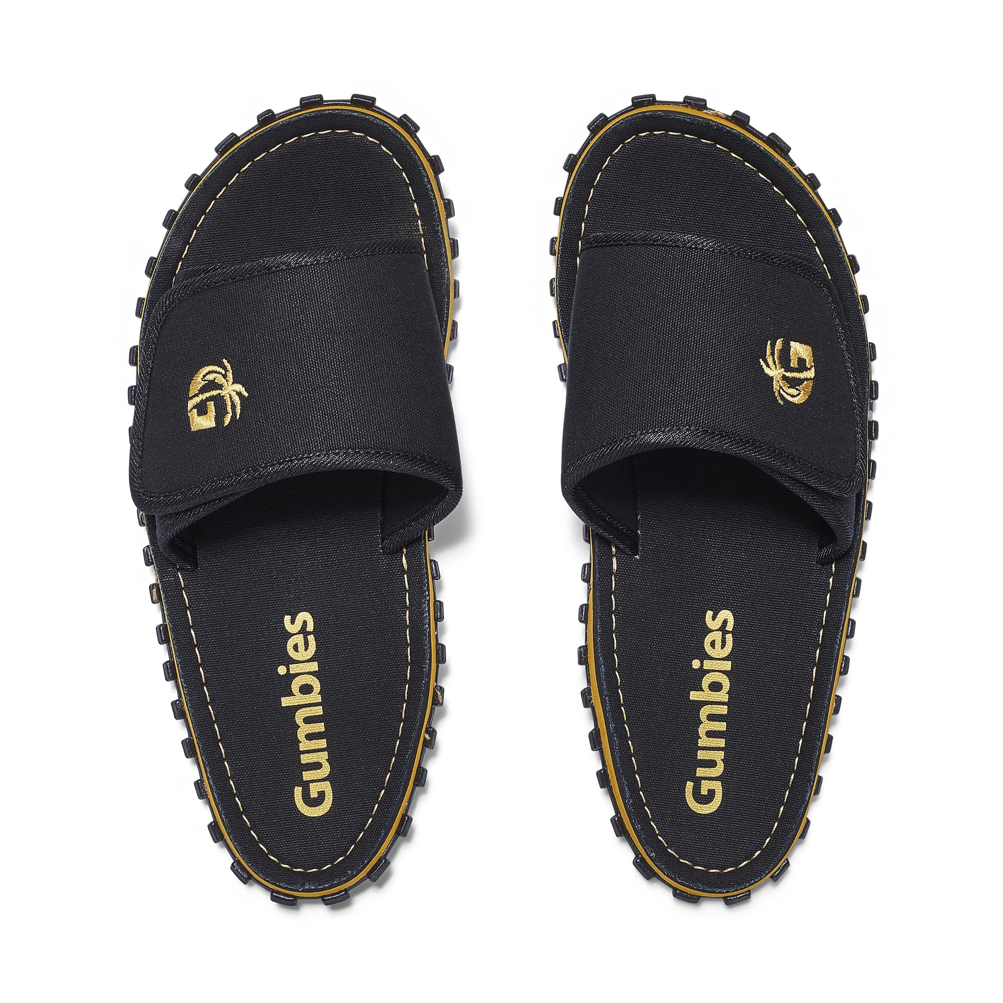 Gumbies Strider Ciabatte unisex, con cinturino regolabile in cotone super morbido, plantare in cotone e suola in gomma riciclata, comfort garantito