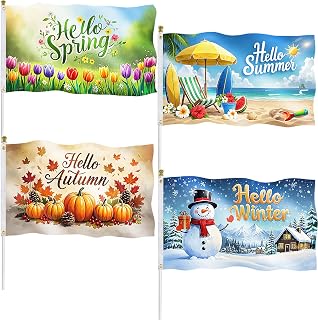 Gaofly Store 4 Pcs Garden Flags