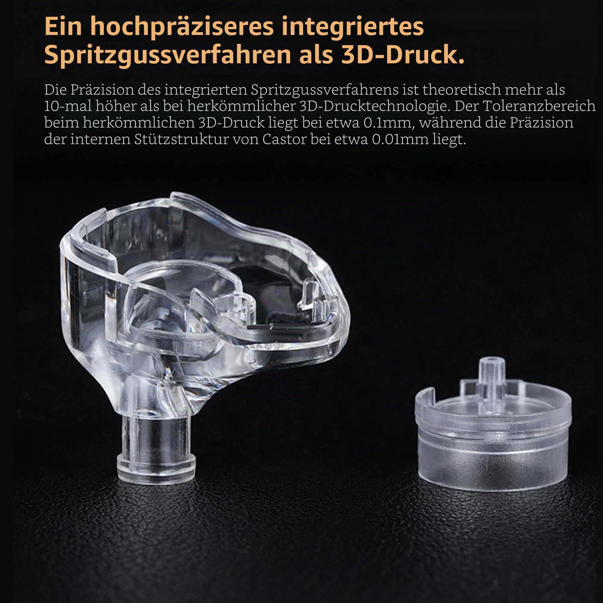 KZ Castor Bass Edition IEM mit zwei dynamischen Treibern, abstimmbarer Sound, kabelgebundene Kopfhörer, Gaming-Ohrhörer mit 4-stufigem Einstellschalter, geräuschisolierend