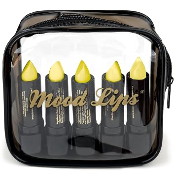 Lipstick pH Color Changing Long Lasting Yellow Pack of 5