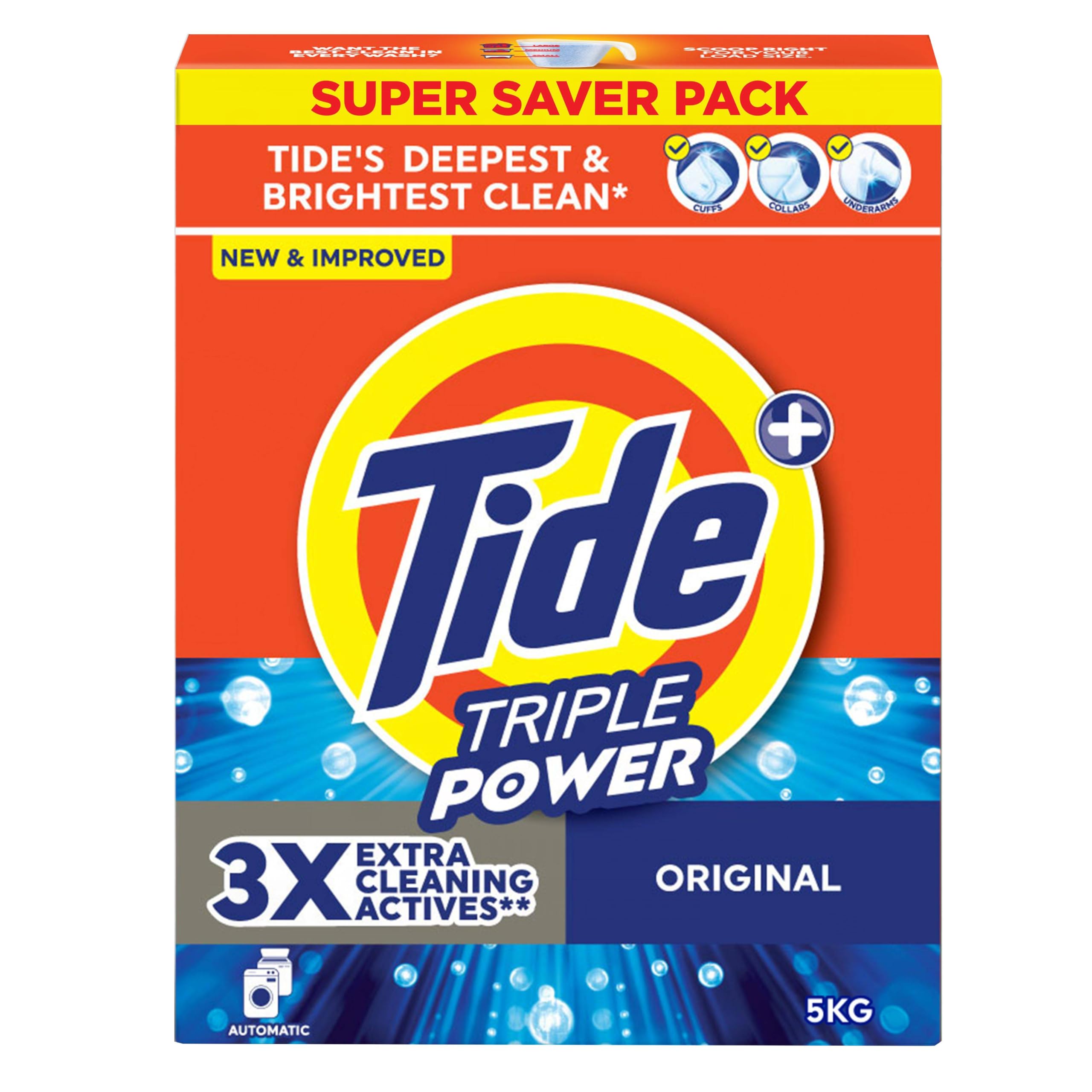 Triple Power Original, 5KG, Laundry Detergent Powder