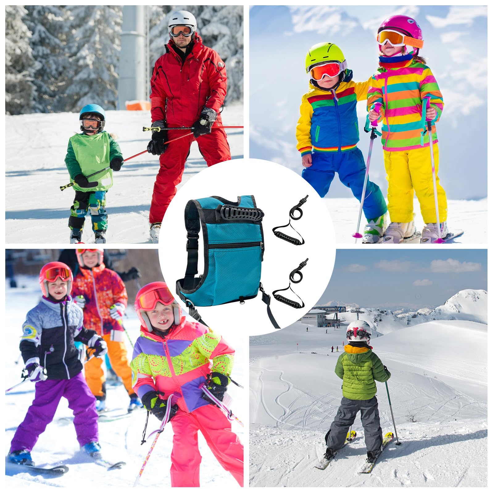 Arnés de Entrenamiento de Esquí y Snowboard para Niños | Velocidad con Seguridad y Control