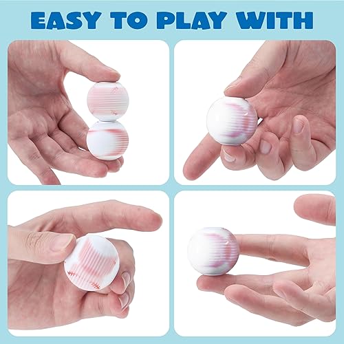 Miniatura 2 de JOYIN Paquete de 36 juguetes giratorios para ansiedad de béisbol, regalos de fiesta de béisbol para niños, juguetes a granel, bolsas de regalos para