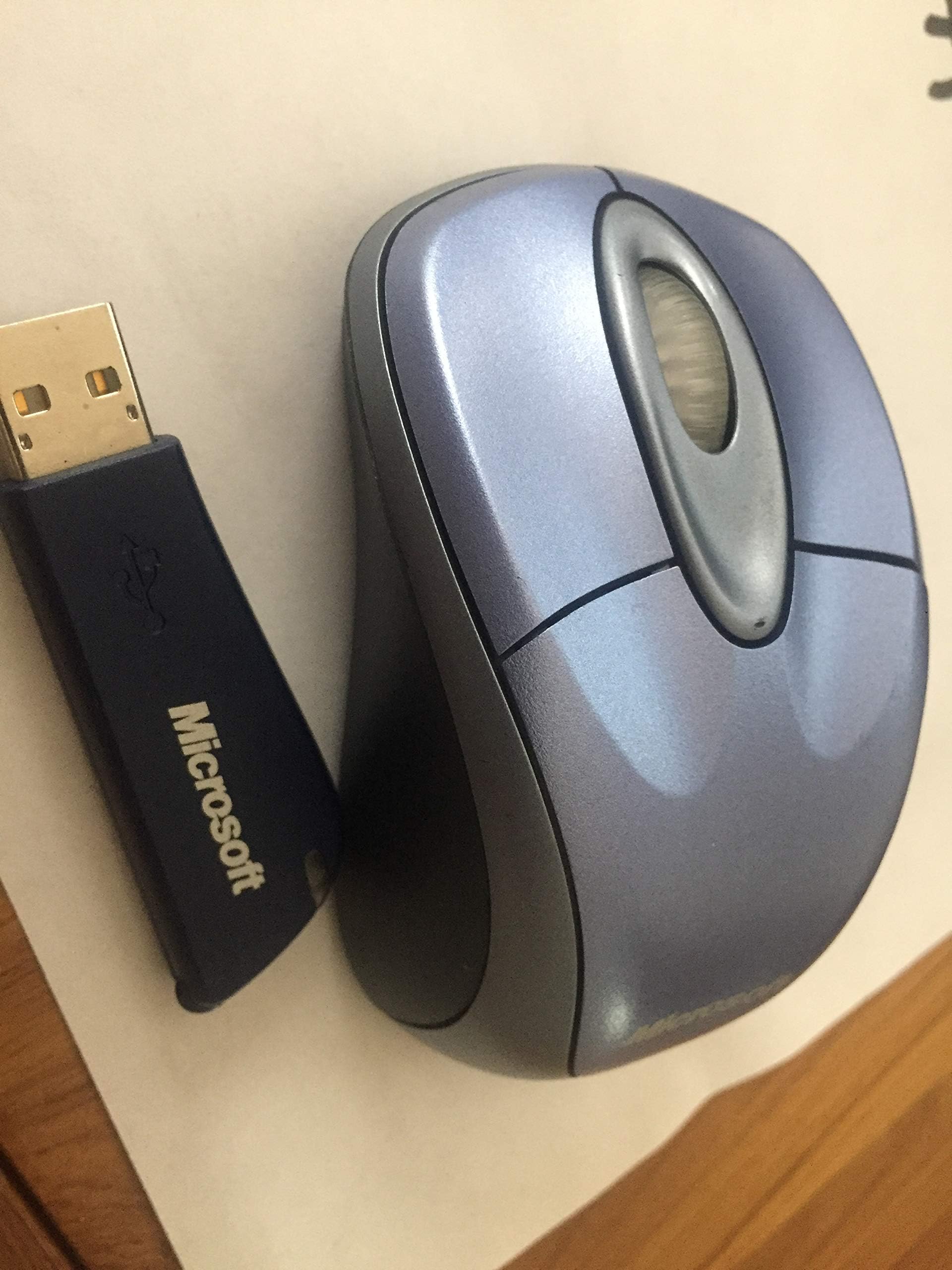Microsoft Wireless Notebook Optical Mouse 3000- Winter Blue