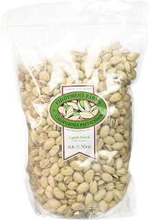 Fiddyment Farms 3 lb Jumbo Lightly Salted In-Shell Pistachios - California Grown, Fresh Roasted Gourmet Snack