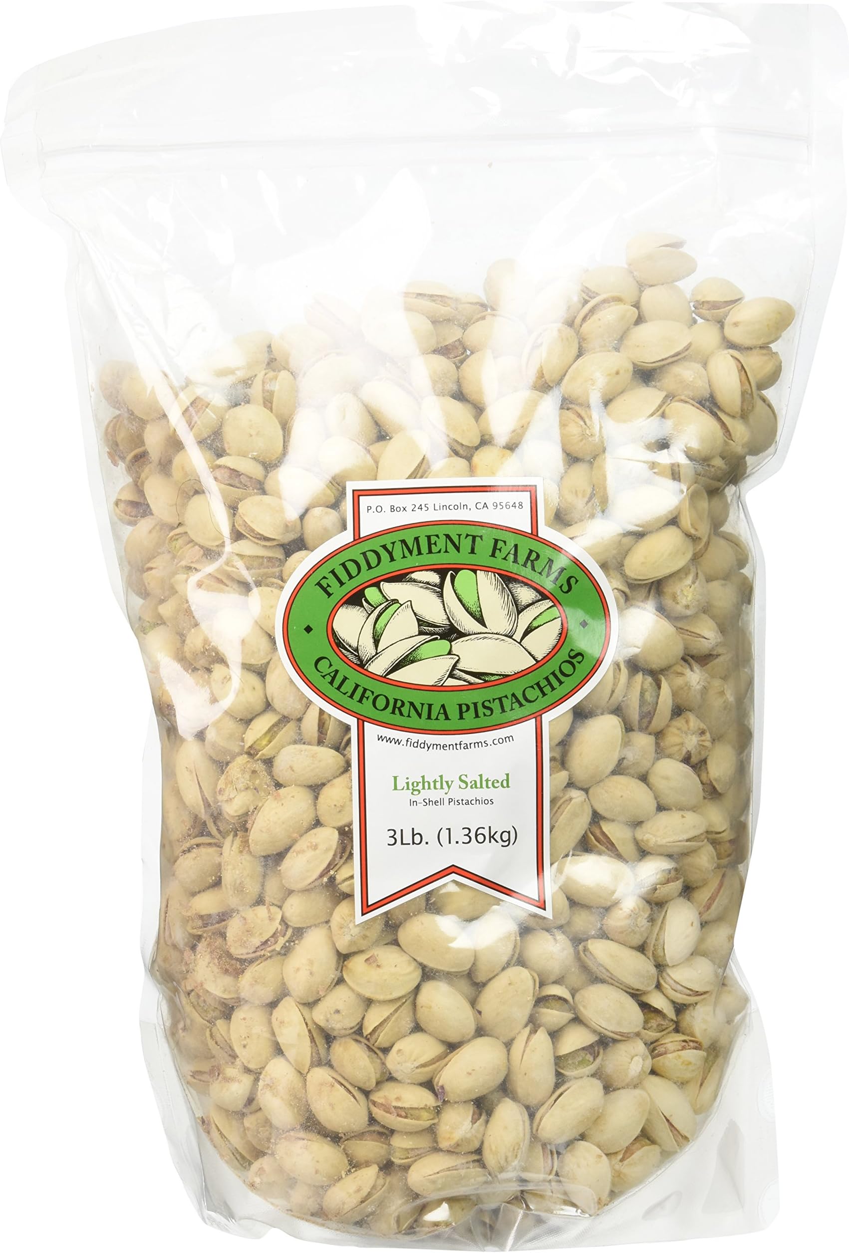Fiddyment Farms 3 Lb Sea Salted In-shell Pistachios