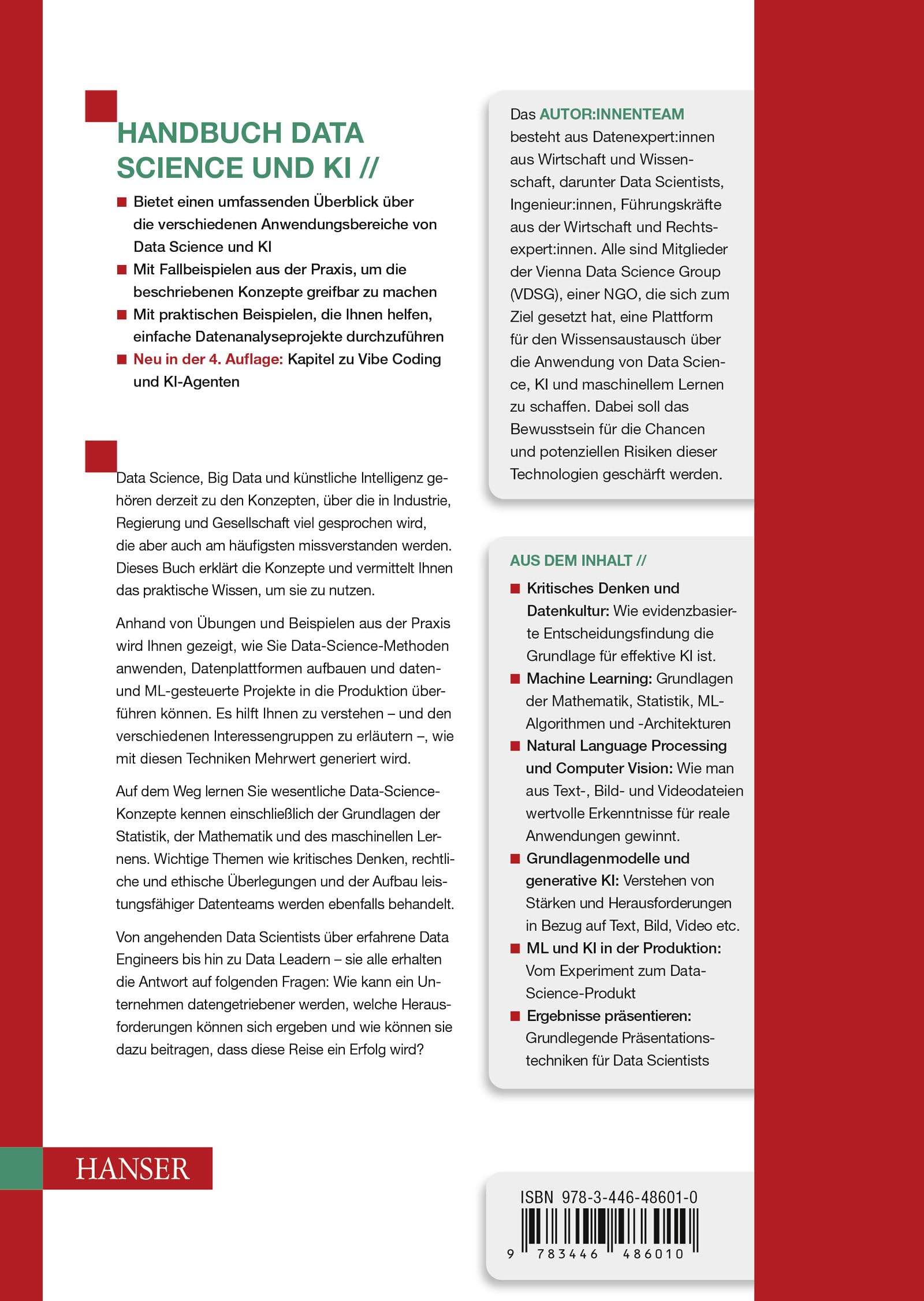 Handbuch Data Science und KI: Machine Learning und Datenanalyse