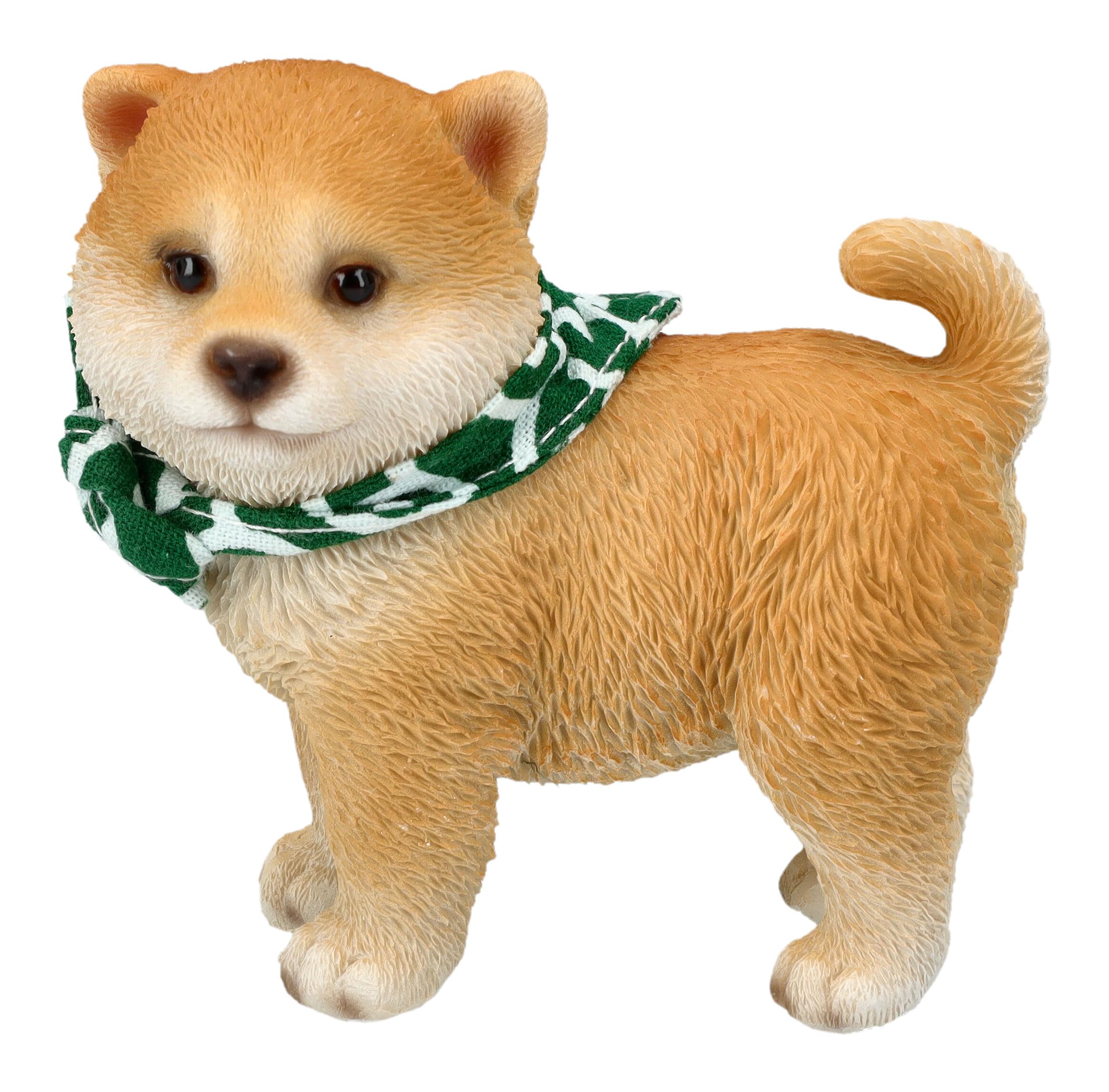 Figuren Shop GmbH Shiba Inu Figur stehend Mini – HotAnt Gartenfigur Dekofigur Hund