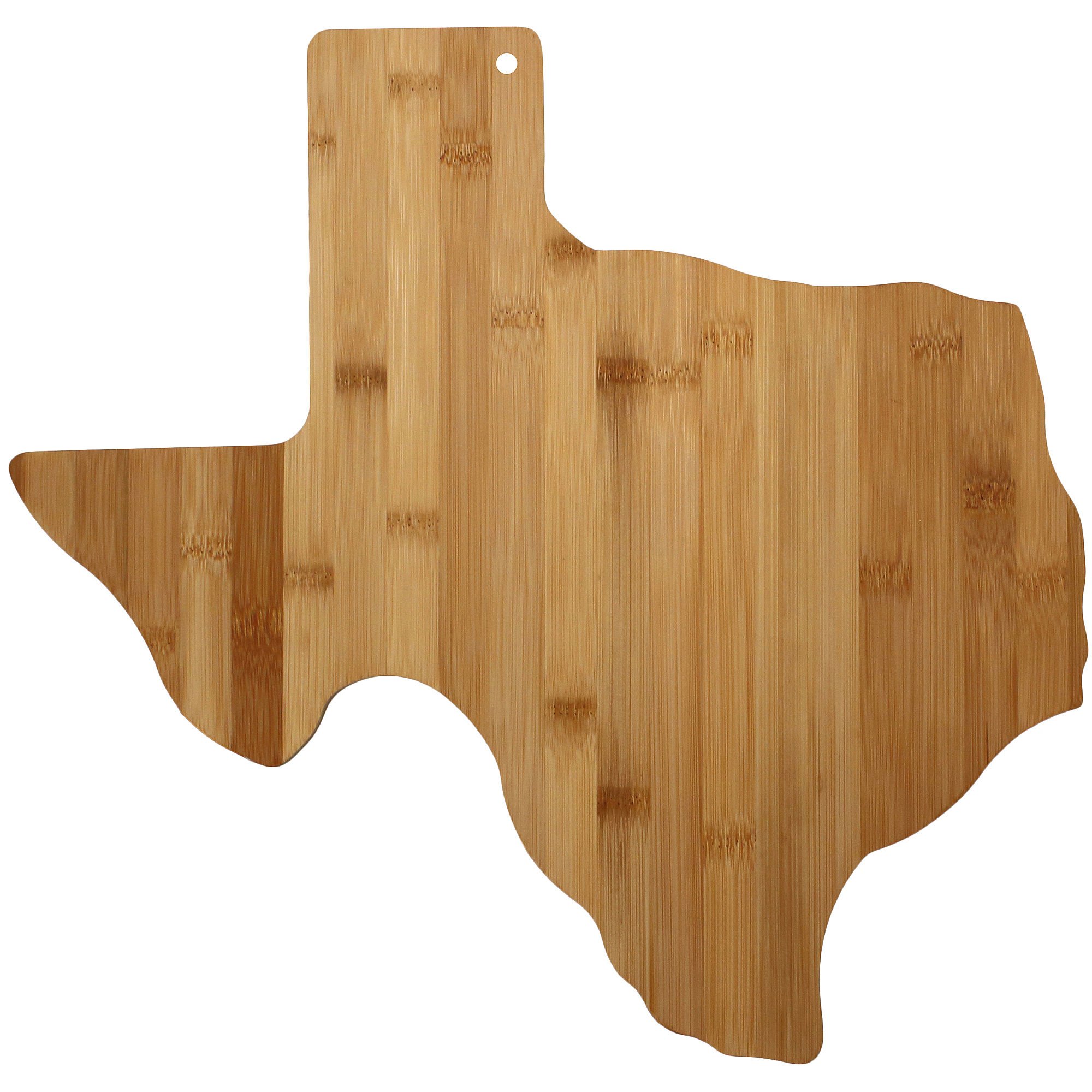 Texas State Shaped Bamboo Serving & Cutting Board