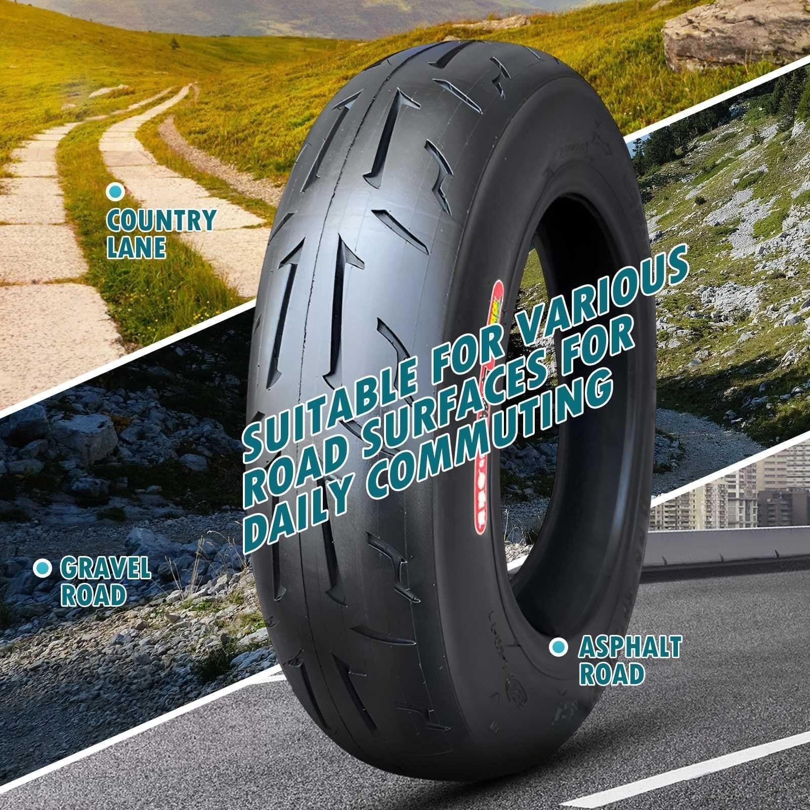 14x3,0 Opona do Roweru Elektrycznego | 14x3 Gruba Opona do Roweru Elektrycznego I Odporne na Zużycie Opony Uliczne | 14x3,00 Wytrzymała | Gruba Zapewnia Niezawodną Przyczepność