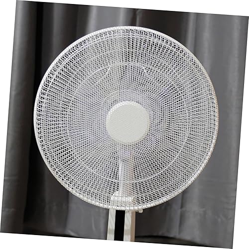 Miniatura 4 de Veemoon Cubierta de ventilador de red de seguridad para niños, protector de dedo para niños, protector de ventilador de verano, fácil de instalar