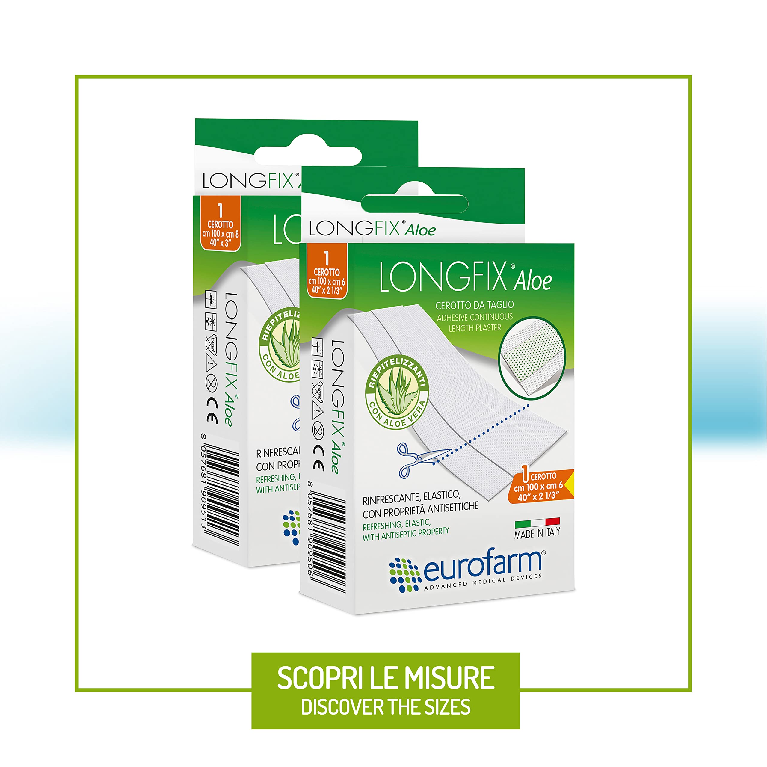 Long Fix Aloe (m 1 x cm 6) Elastischer Wundverband aus Vliesstoff mit  zentraler Aloe-Vera-Tablette zur Behandlung von akuten Wunden sowie  Schnittwunden und Schrfwunden,Gebrauchsfertig Sanft zur Haut : Amazon.de:  Drogerie & Krperpflege