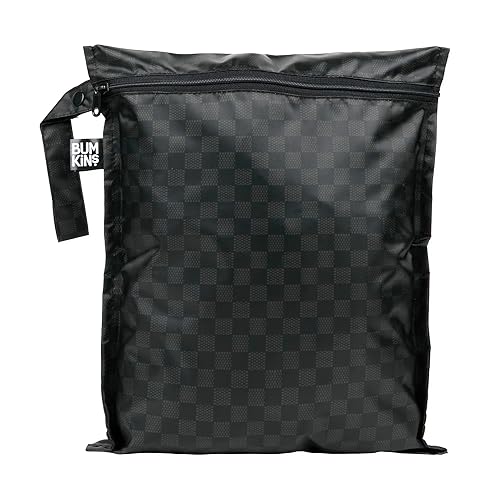 Bumkins Bolsa húmeda impermeable para bebé, viajes, traje de natación, pañales de tela, piezas de bomba, piscina, playa, ropa de gimnasio, artículos
