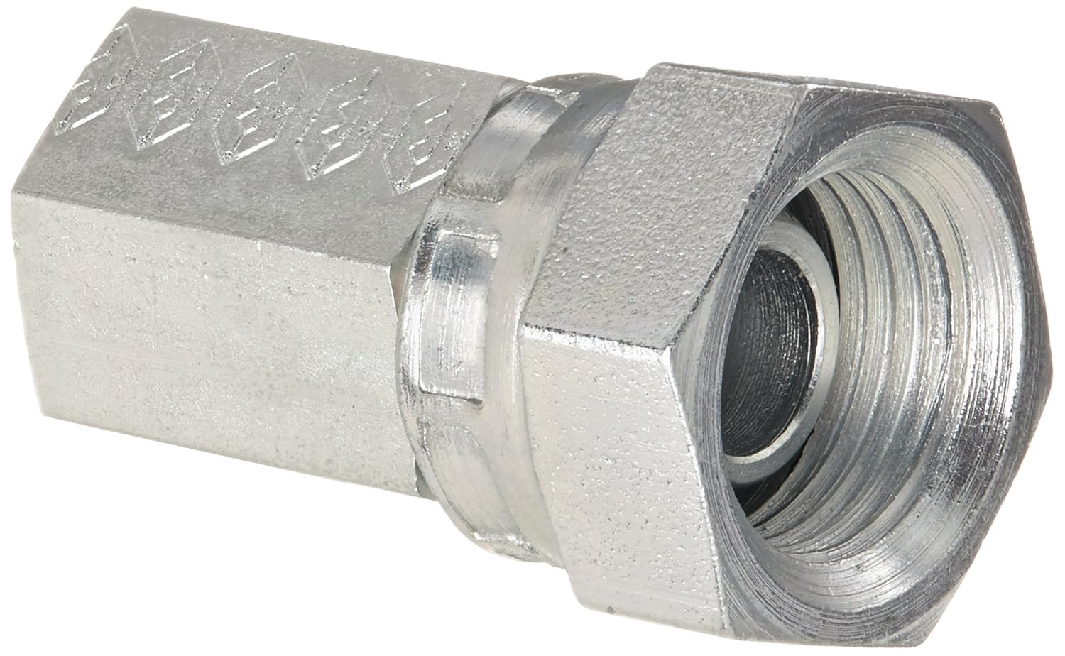 Eaton Weatherhead 9385X4X4 Carbon Steel Fitting Swivel 45 Degree Elbow