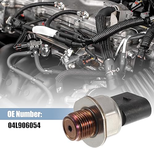 Miniatura 2 de X AUTOHAUX Reemplazo del sensor de presión del carril de combustible para Volkswagen Beetle TDI 2.0L L4 - Diesel 2015 04L906054