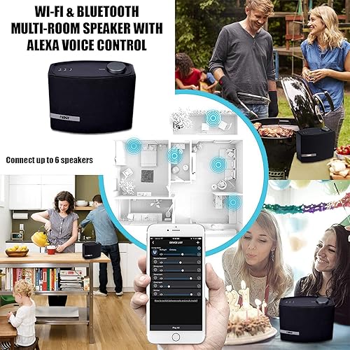 Miniatura 5 de Naxa NAS-5001 Altavoz inteligente Bluetooth - 10 W RMS - Compatible con Alexa - Negro