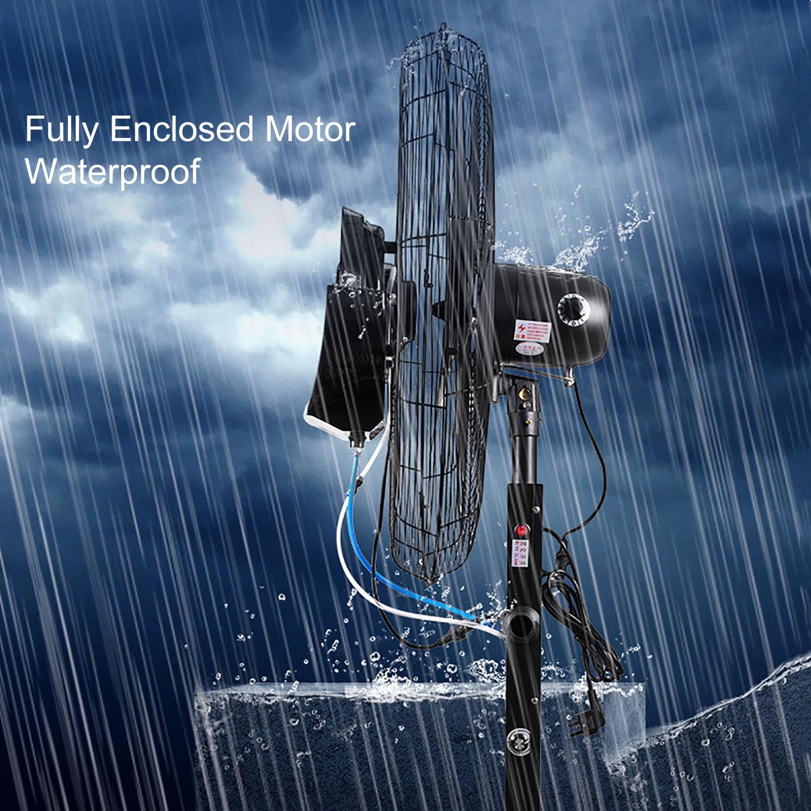 Amazon.com: Outdoor Oscillating Fan, Outdoor Floor Fan with 12 Gal