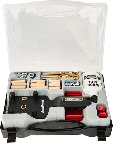 Miniatura 2 de Milescraft 13090003 DowelJigKit kit de tarugos de madera - incluye Milescraft JointMate.