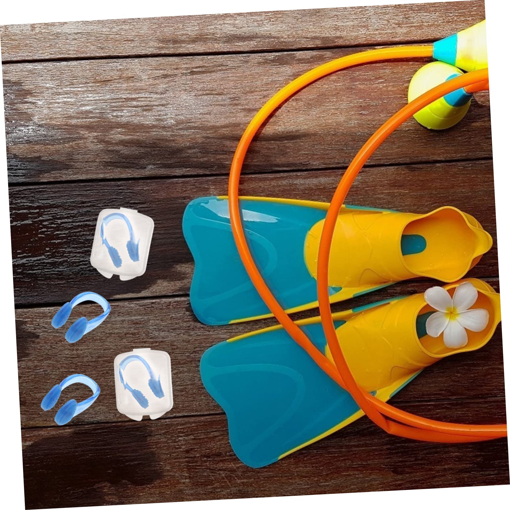 3 Sets Tragbar Für Schwimmbecken Nasenklammer Komfortables Silikon-pc-Design Für Altersgruppen 10 Stück * 3