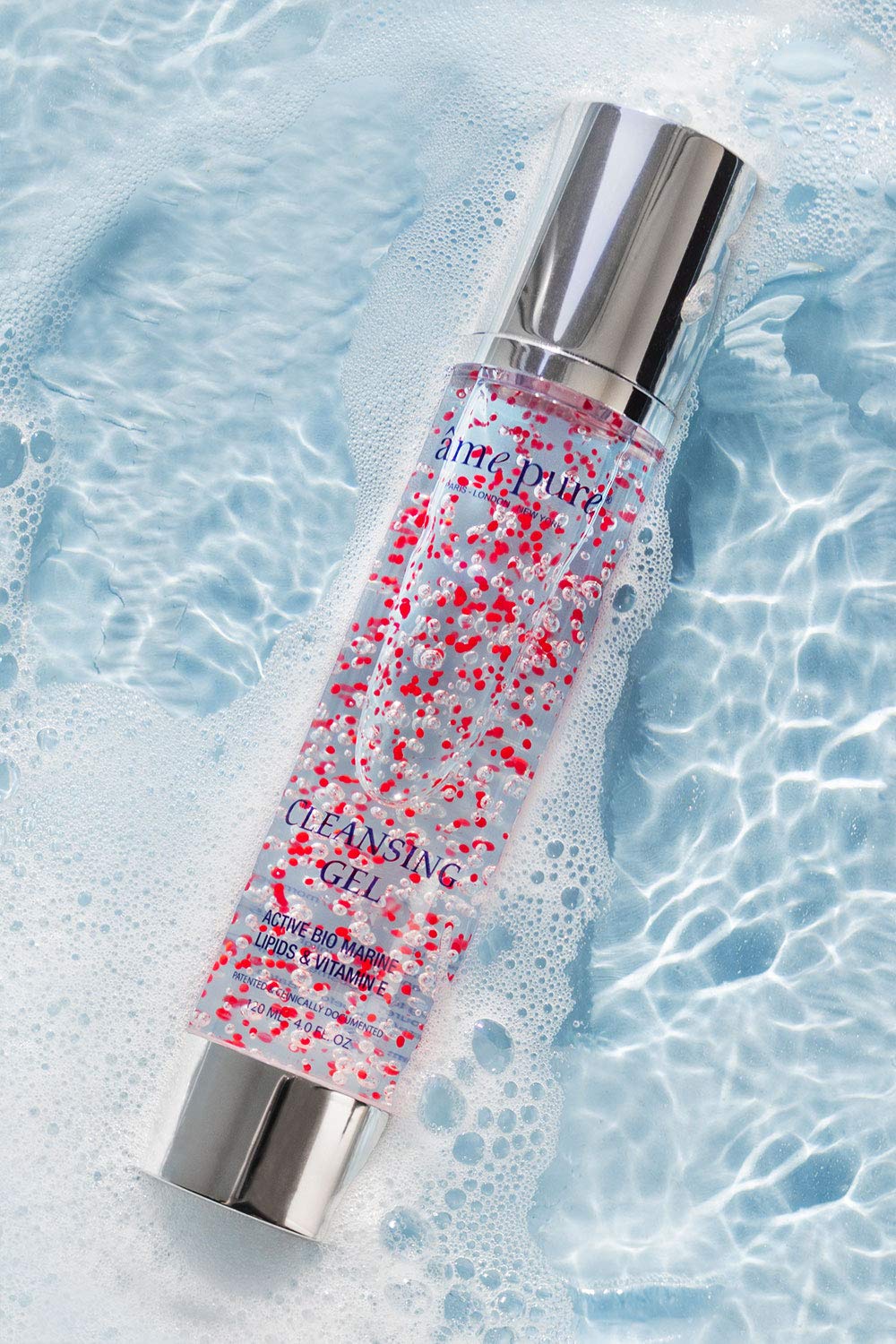 âme pure® Reinigungsgel mit reinen Vitamin E Perlen und natürlichen Wirkstoffen gegen Hautunreinheiten und Alterung (120ml)