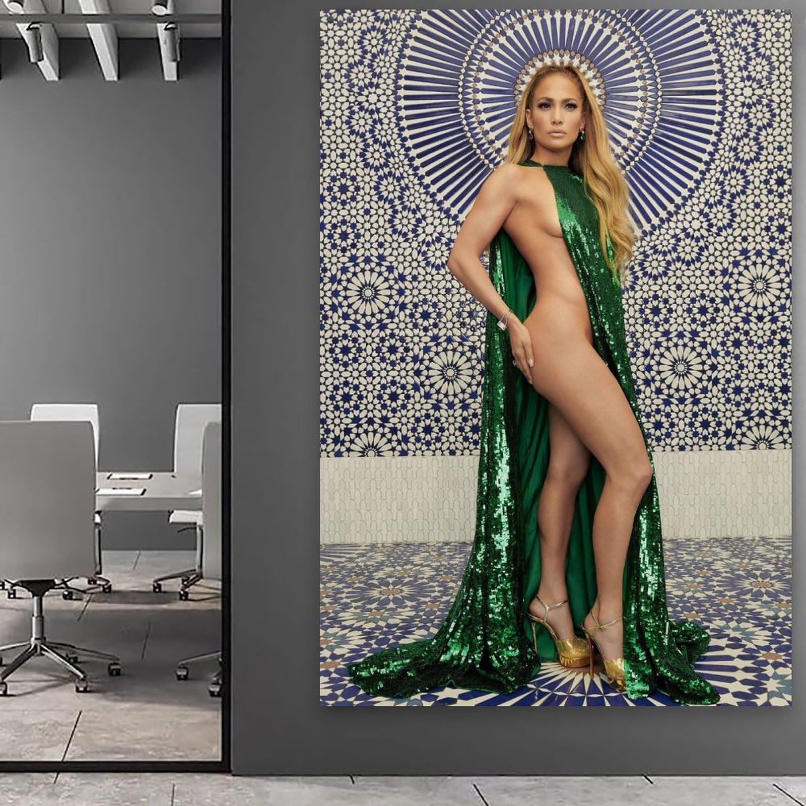 Amazon.com: ORtte Jennifer Lopez Sexy Hot Poster Decorative Painting Canvas  Wall Art Living Rooms Bedroom Painting 08x12inch(20x30cm): Posters & Prints