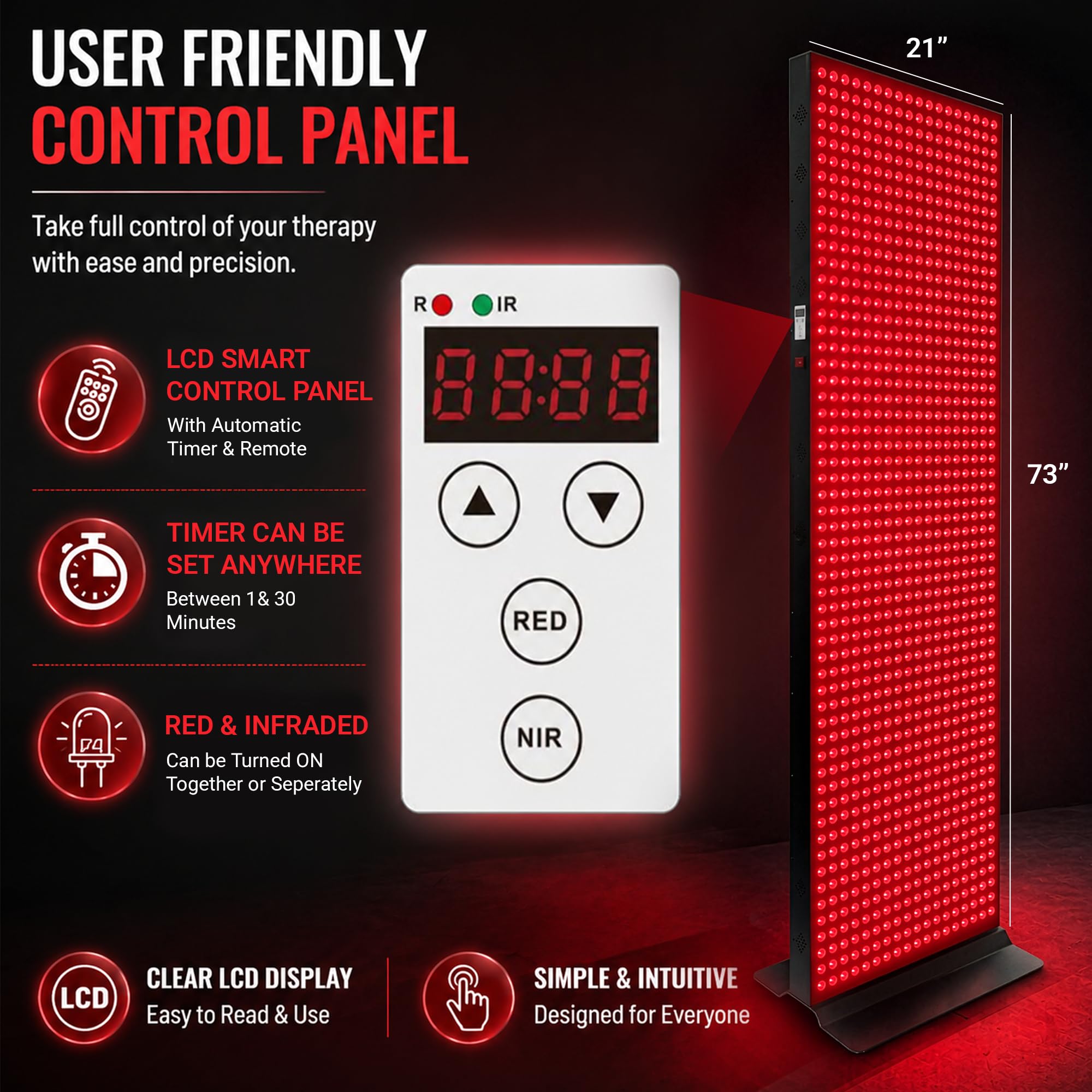 Amazon.com: EXESAS Red Light Therapy Device for Full Body, 630nm
