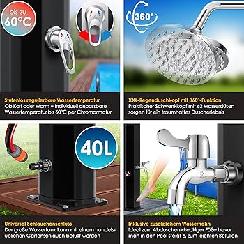 Kesser Solardusche: Die ultimative Erfrischung für Ihren Garten