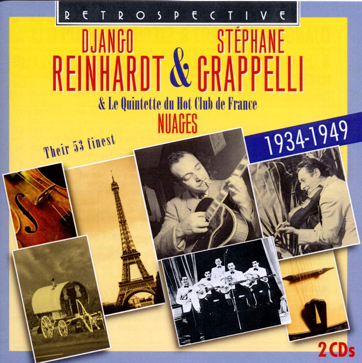 Django Reinhardt & Stéphane Grappelli - Nuages 1934-1949 - New & Sealed 2 CD Set