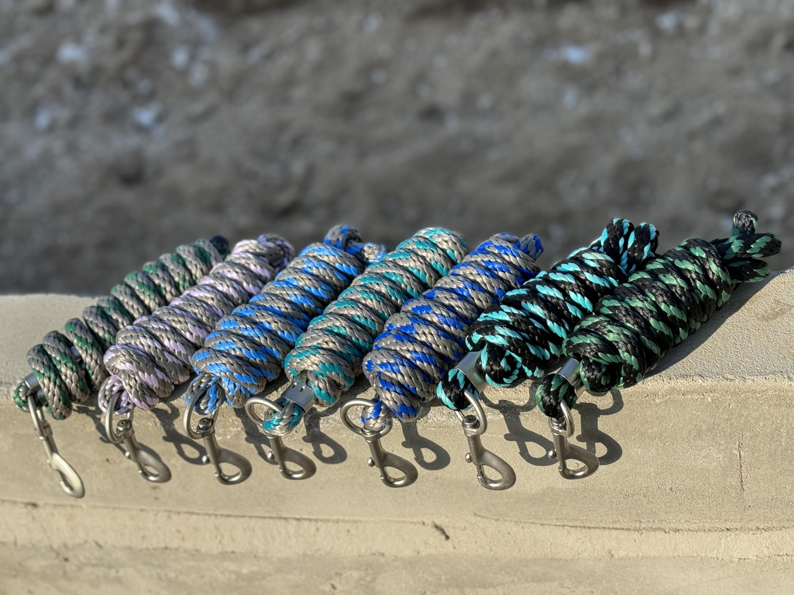 Snapklik.com : Tgw Riding Horse Poly Lead Rope 7Feet Horse Lead Rope